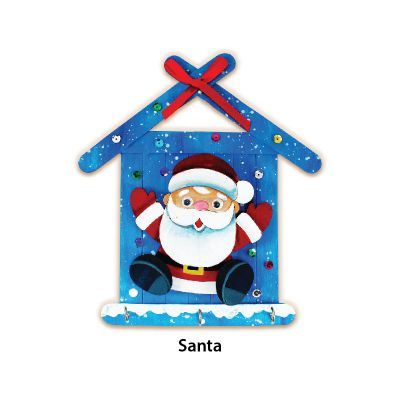 Christmas Key Hanger Kit - Santa