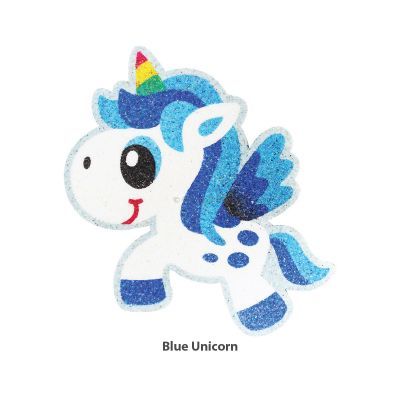 5-in-1 Unicorn Sand Art Magnet - Blue Unicorn