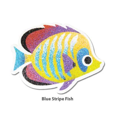 5-in-1 Sand Art Fish Board - Blue Stripe Fish