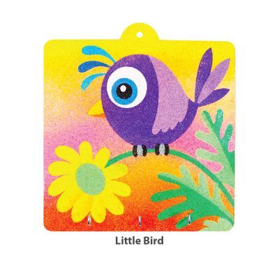 Sand Art Key Hanger Board Kit - Little Bird