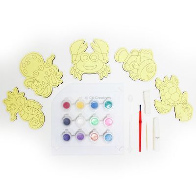 5-in-1 Sand Art Sealife Board  Kit - Contents