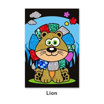 Foil Art Craft Kit - Lion