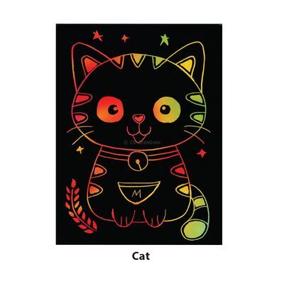 Scratch Art House Pet - Cat