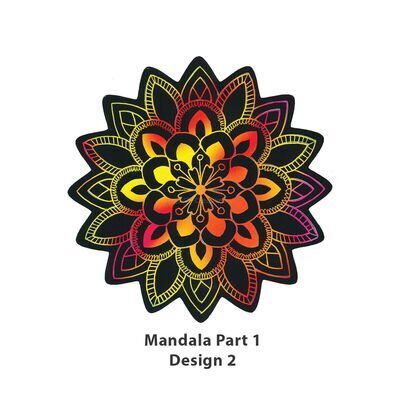 Scratch Art Mandala Kit - Part 1