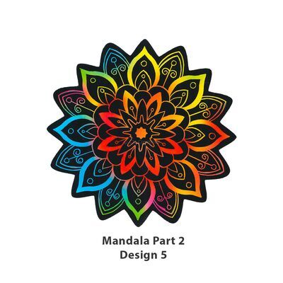 Scratch Art Mandala Kit - Part 2