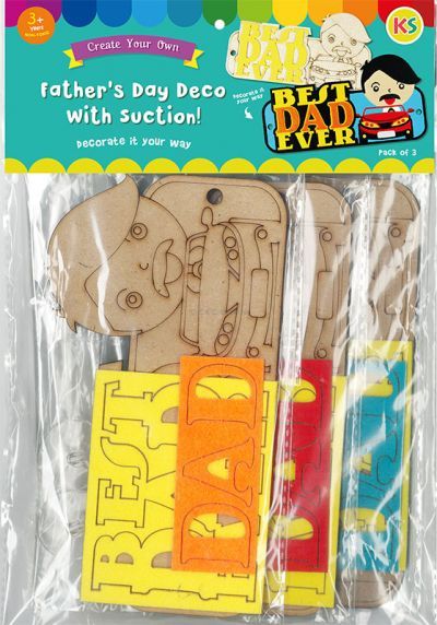 Father's Day Deco Pack of 3 - Packaging Front