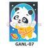 Glow-in-the-Dark Sand Art Kit - Animal Series - Panda Astronaut